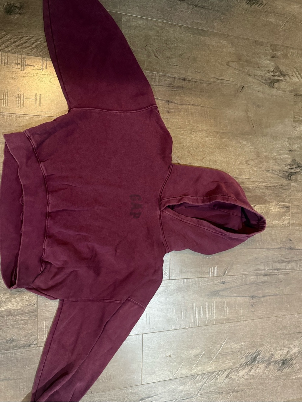 GAP Women's Burgundy Pullover Hoodie